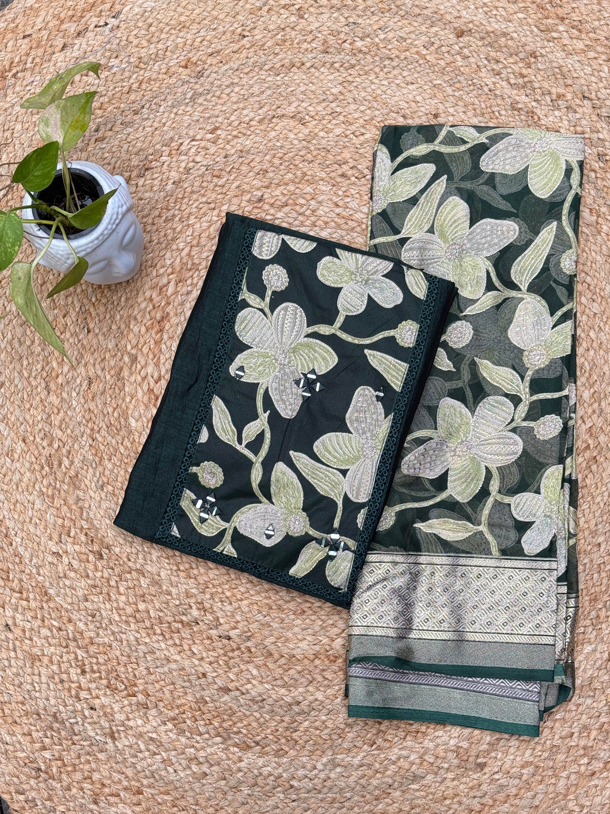 Floral Print Salwar Set