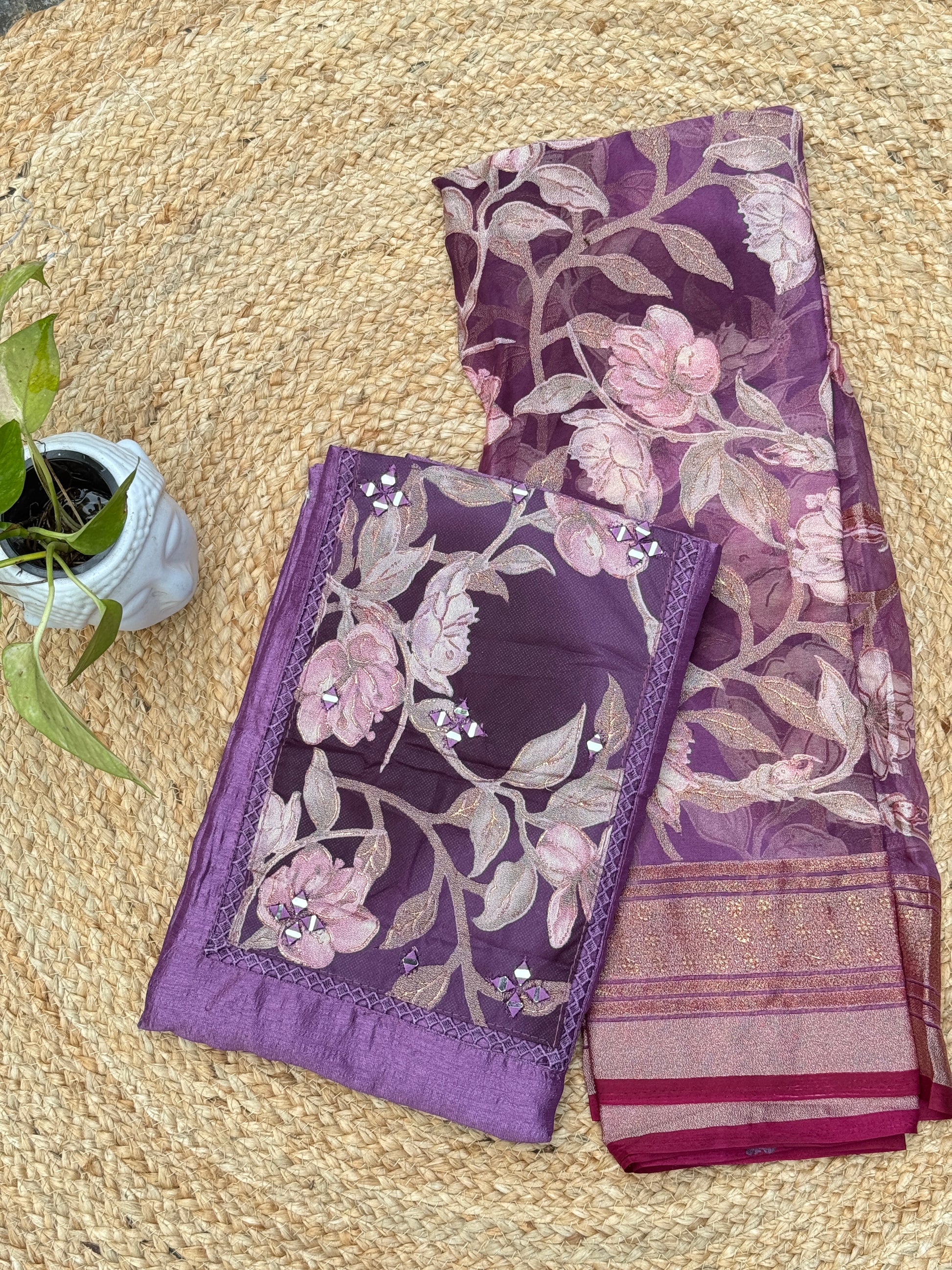 Floral Print Salwar Set