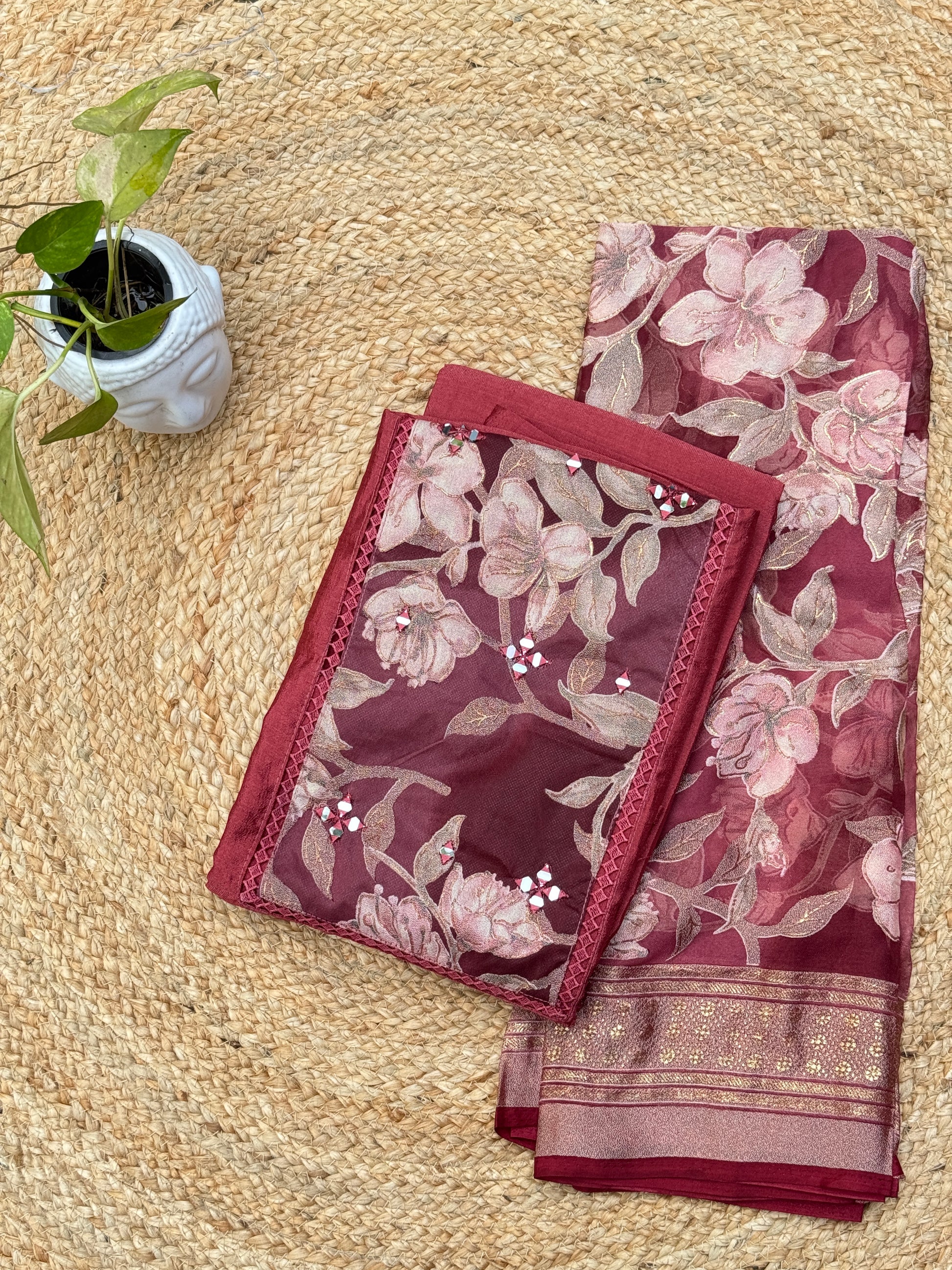 Floral Print Salwar Set