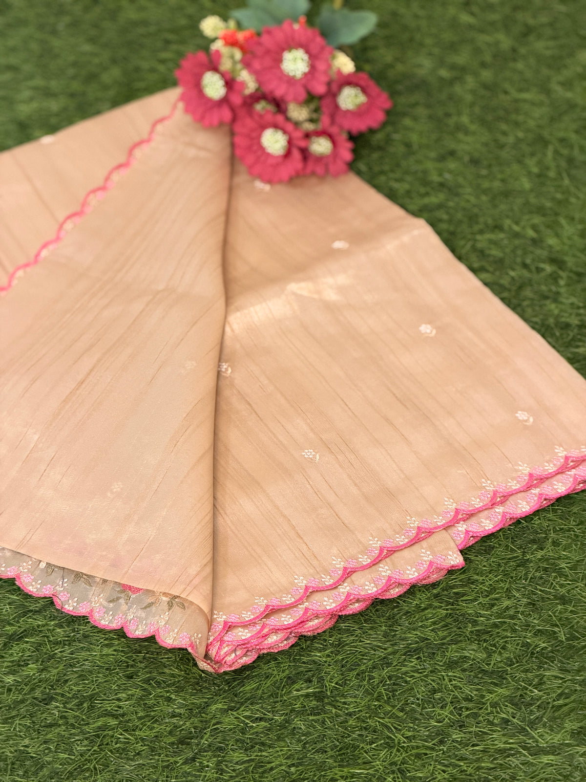 Silk Cotton Floral saree