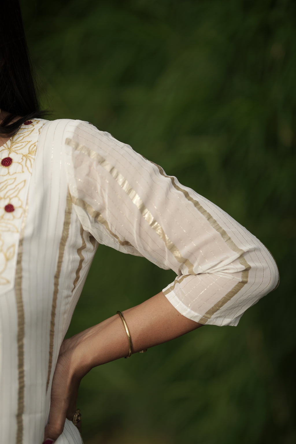 Pookalam Yoke Anarkali
