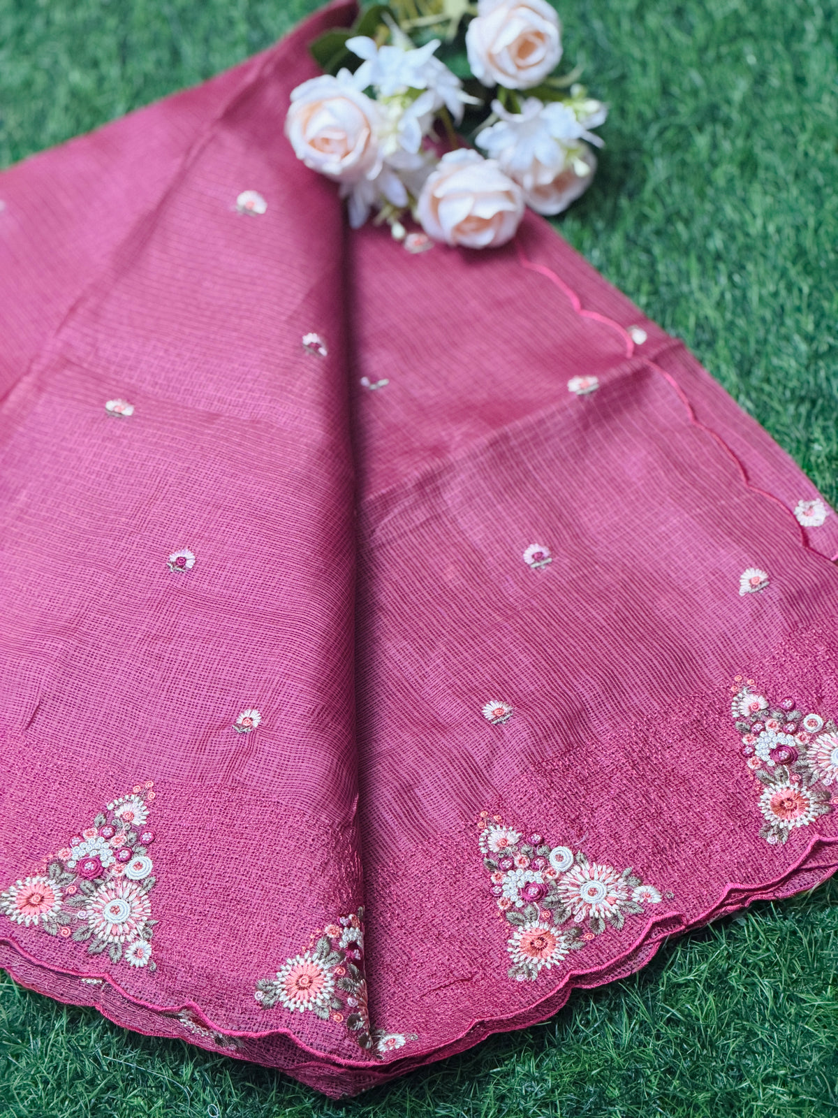 Royal Net cotta Saree