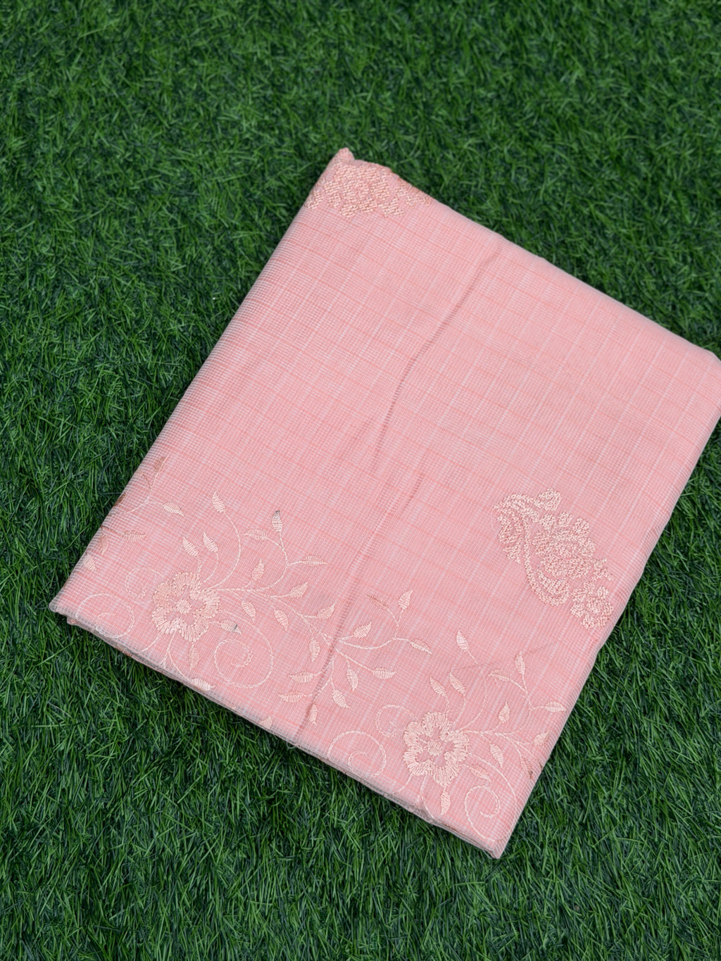 Net Cota with Self Embroidery