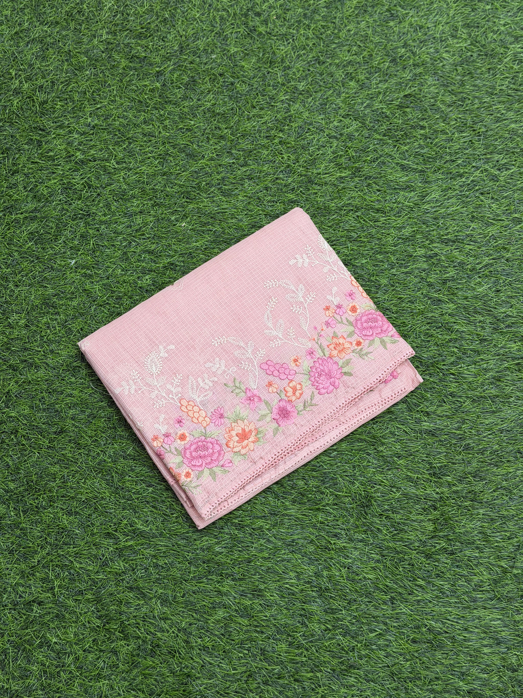 FLORAL NET COTTA EMBROIDERY