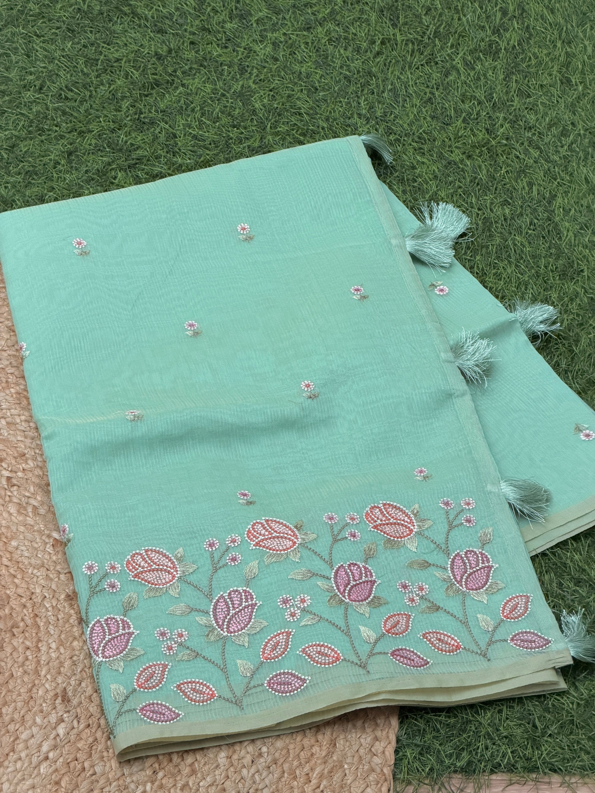 Elegant Net cotta saree