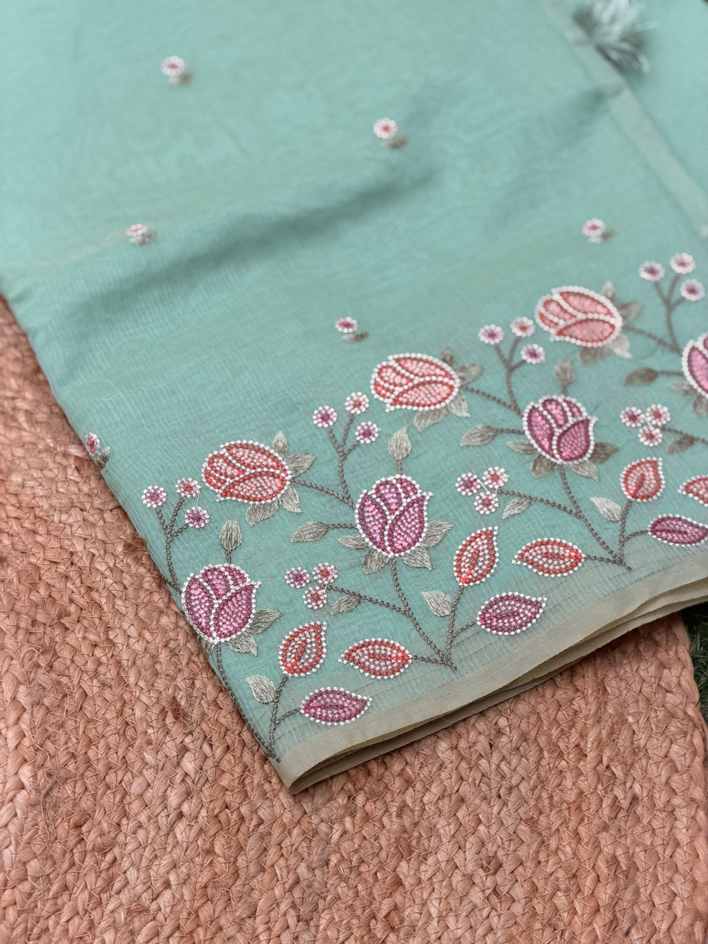 Elegant Net cotta saree
