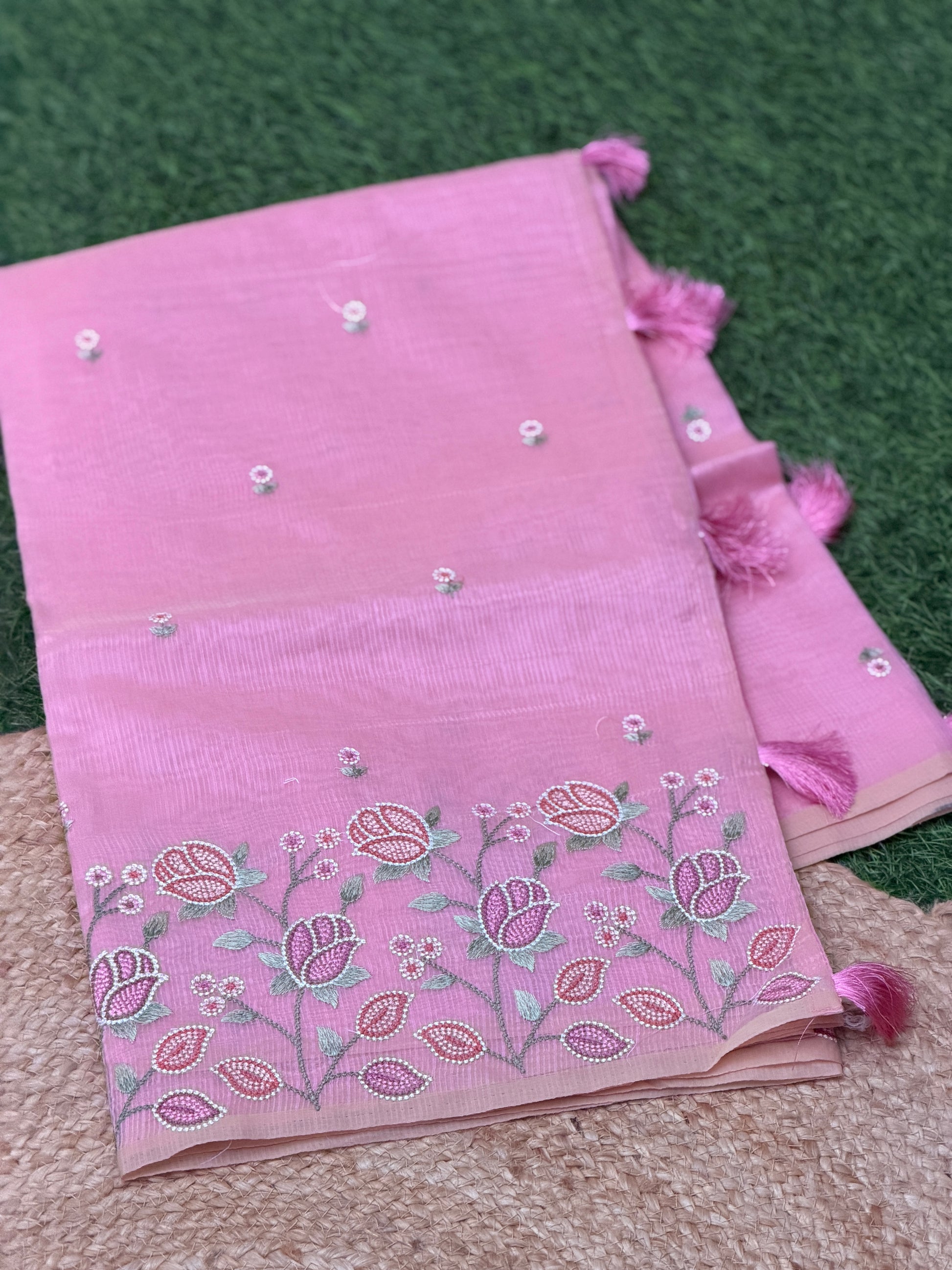 Elegant Net Cotta Saree