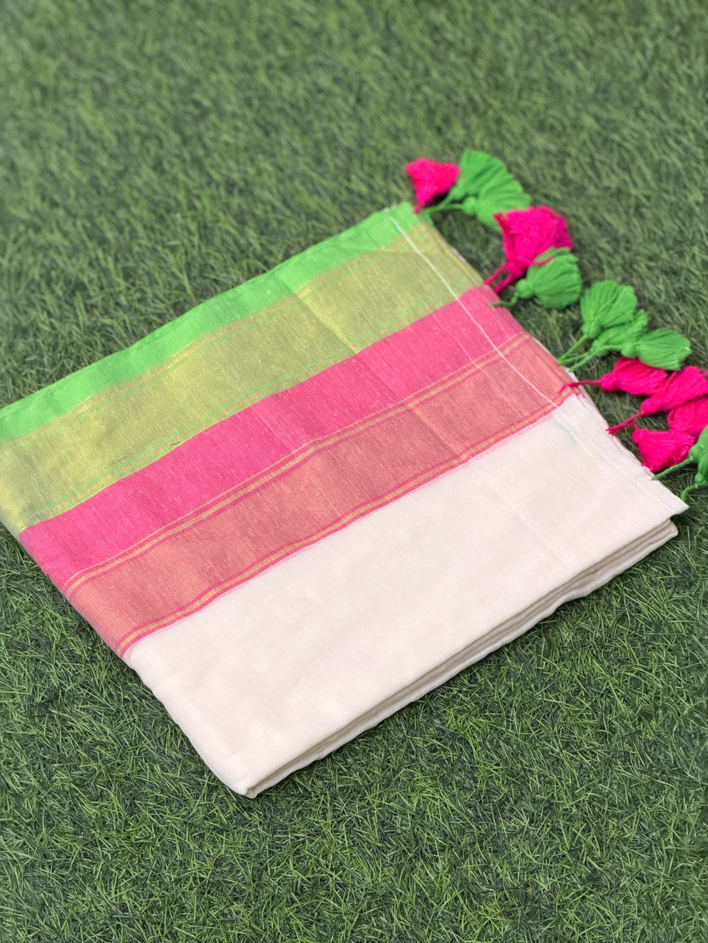 Heritage Saree with Zari Border