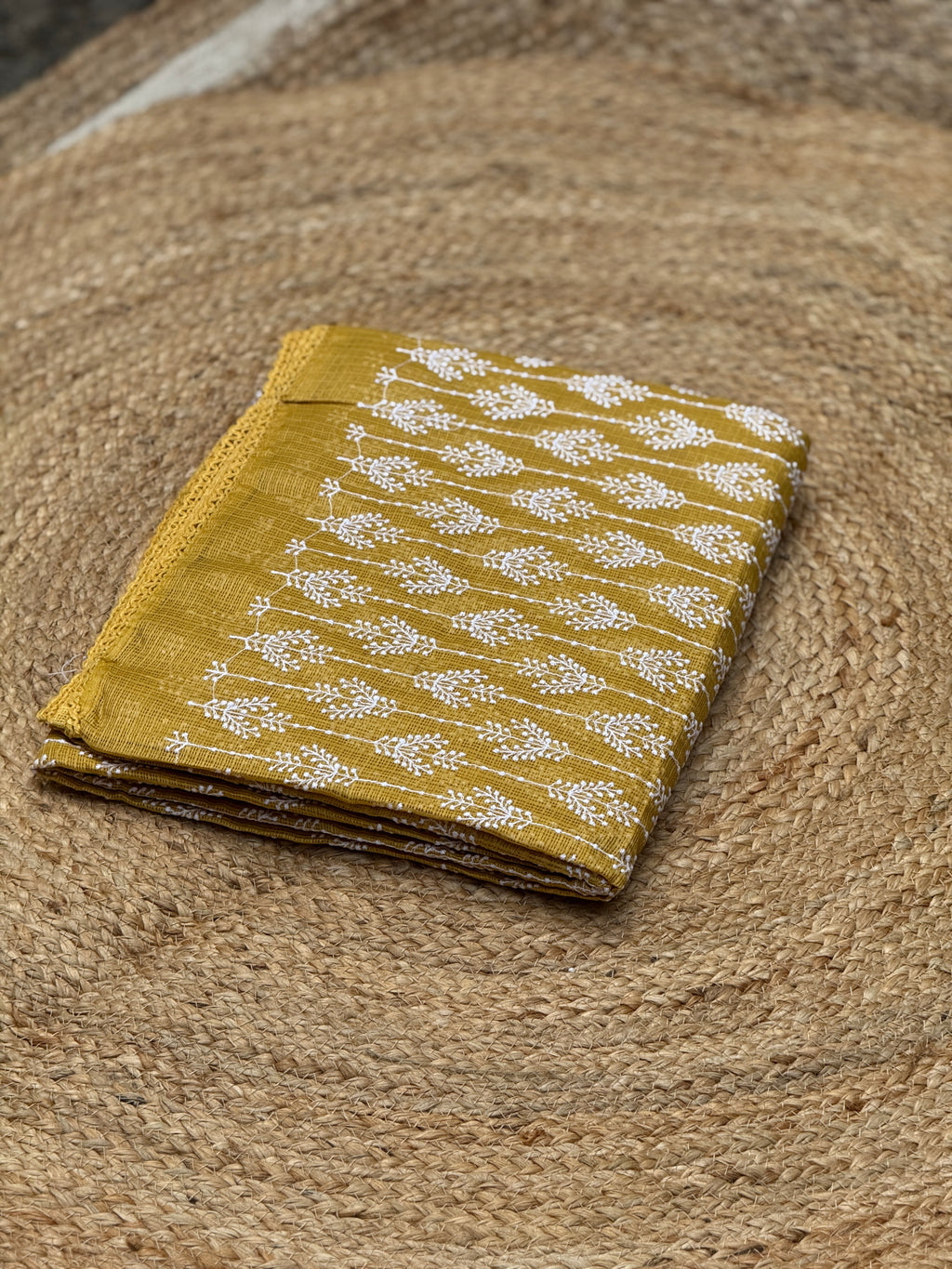 Net Cota with Embroidery