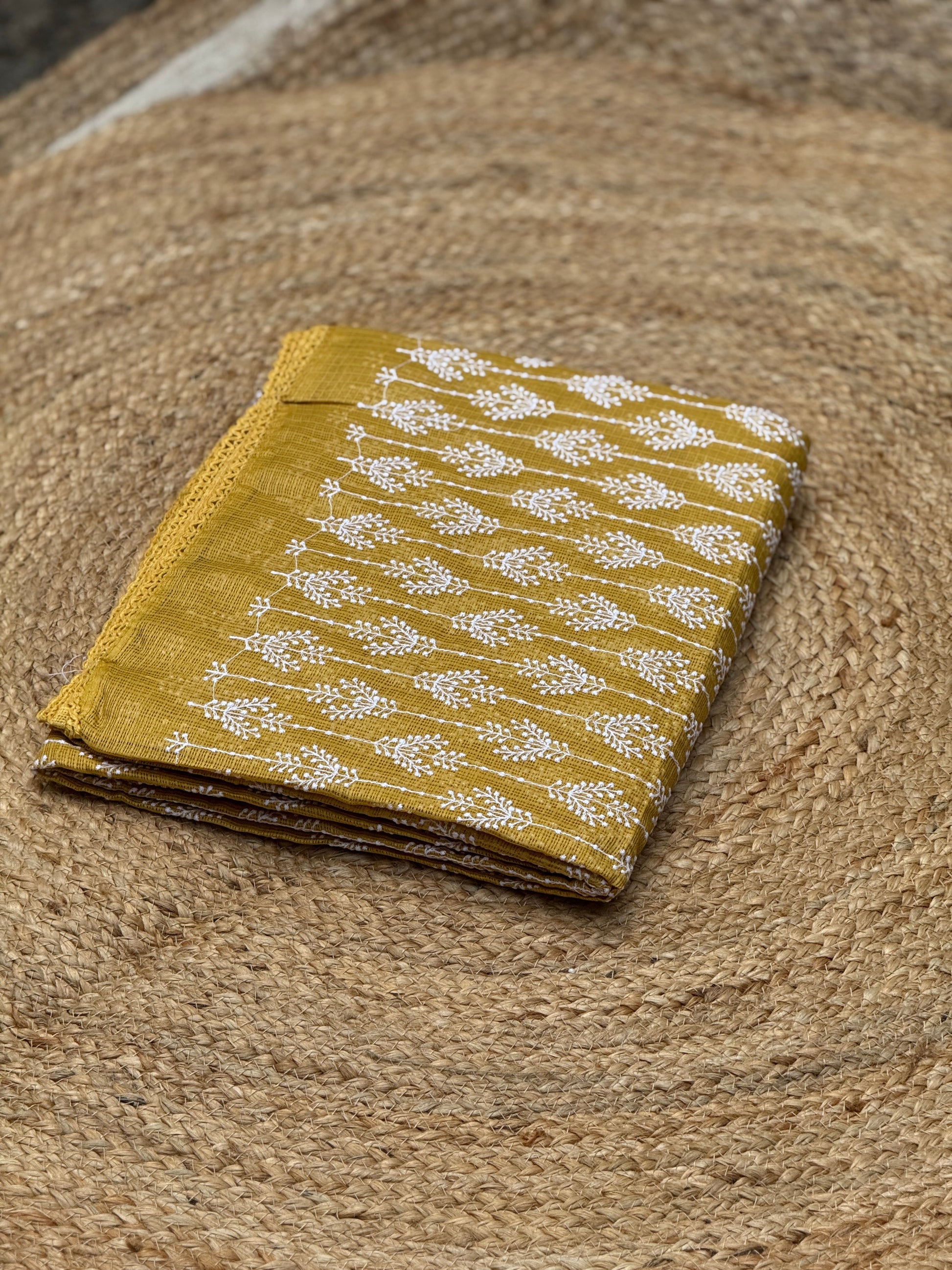 Net Cota with Embroidery