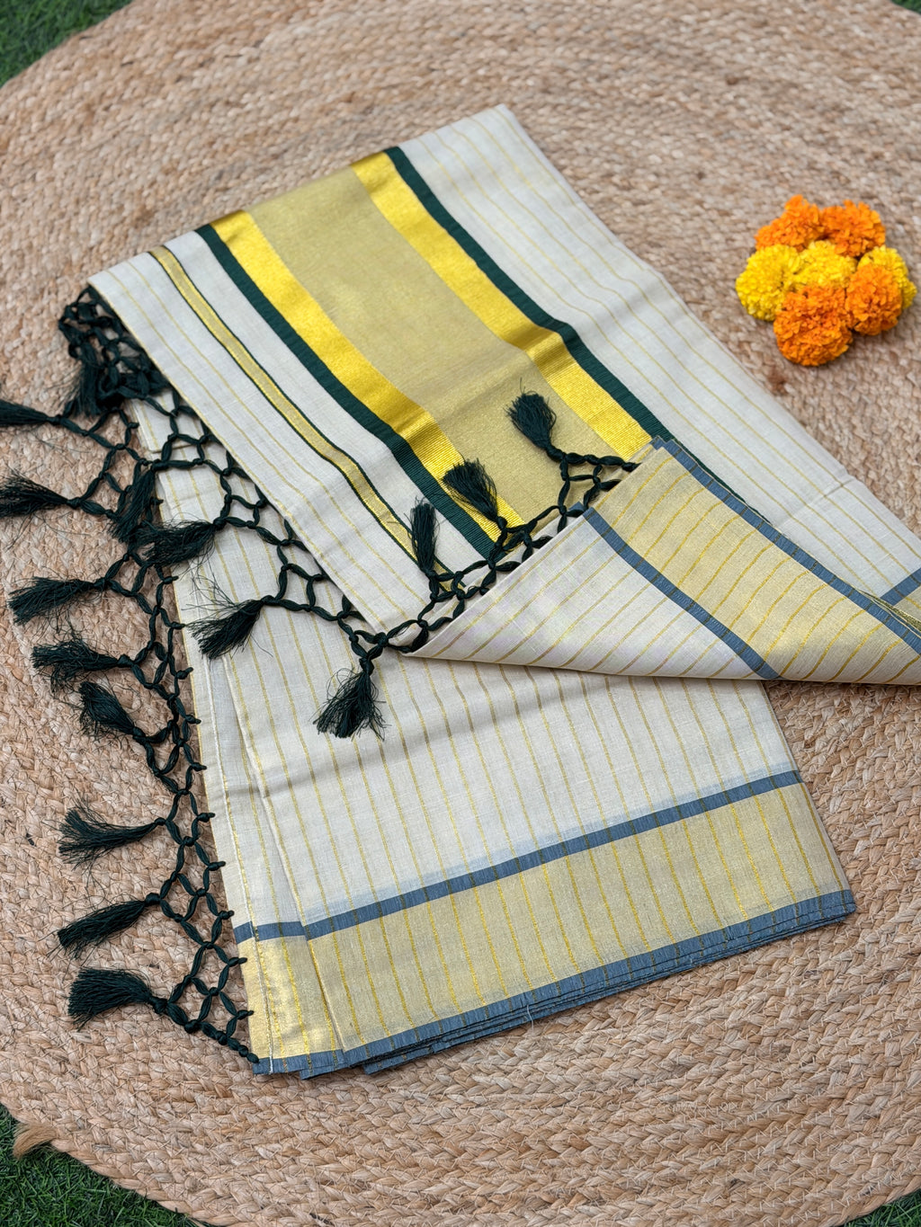 Kerala Kasavu Saree