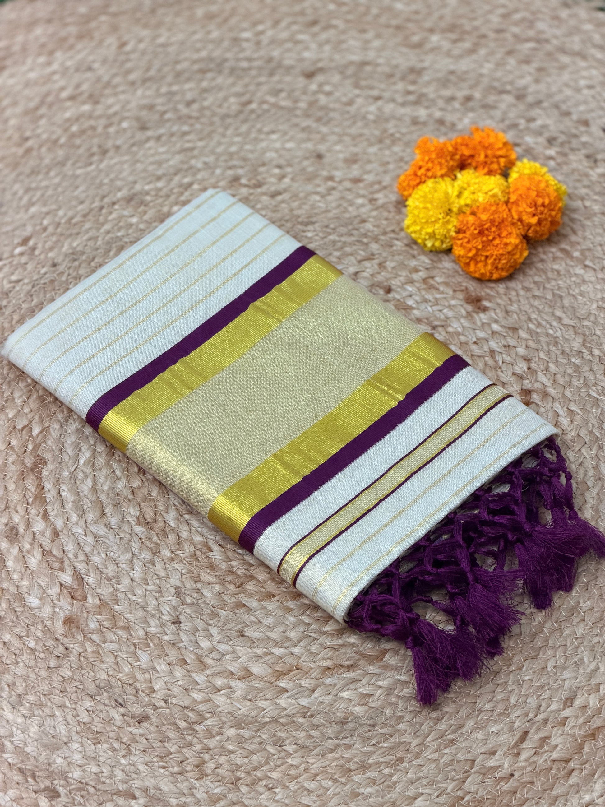 Kerala Kasavu Saree