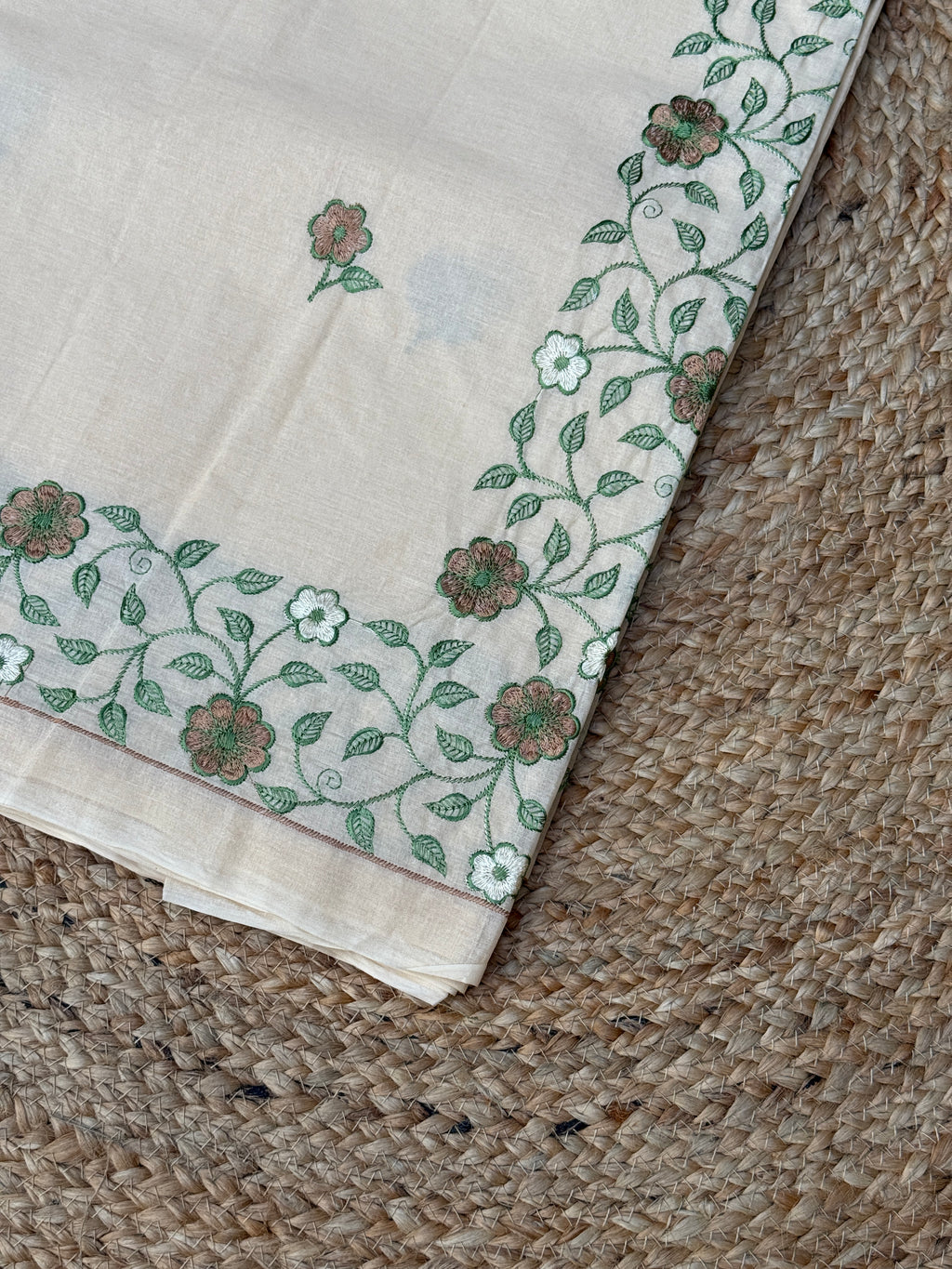 Cotton With Embroidery