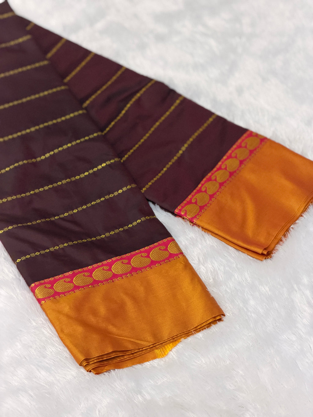 Elegant semi silk saree