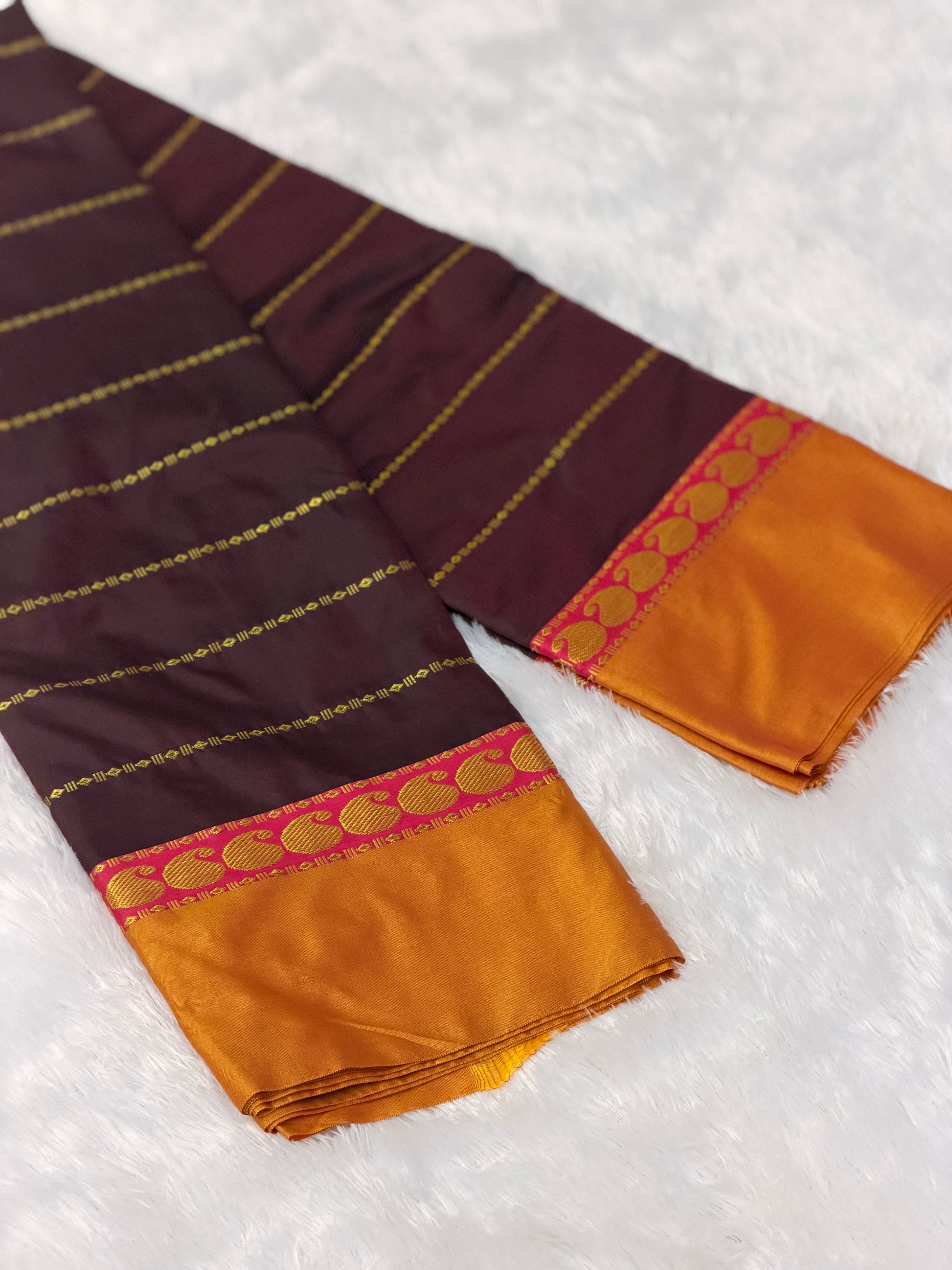 Elegant semi silk saree