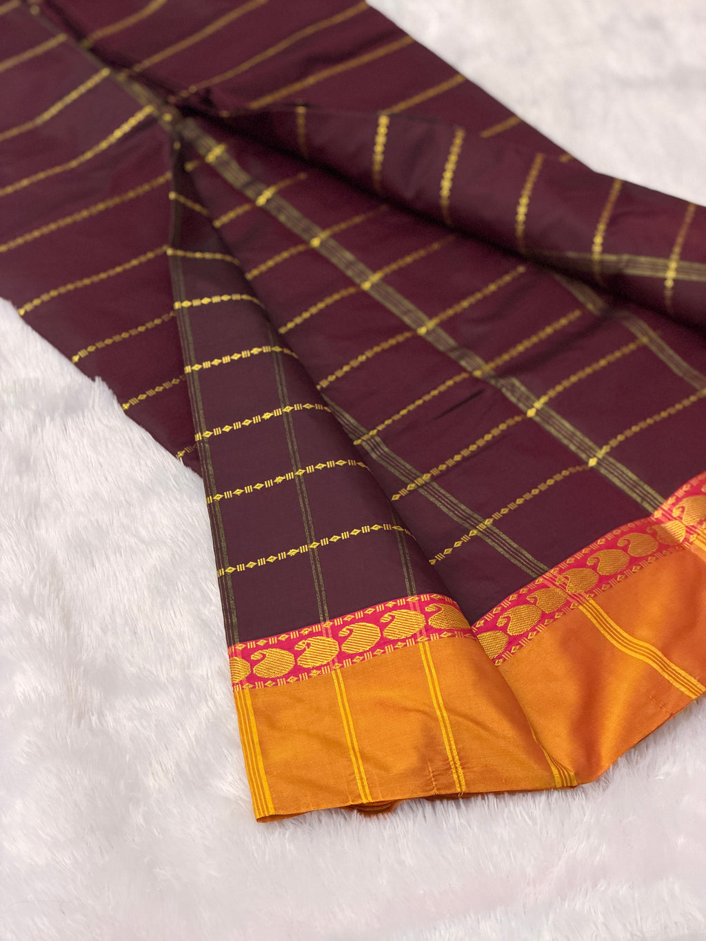 Elegant semi silk saree