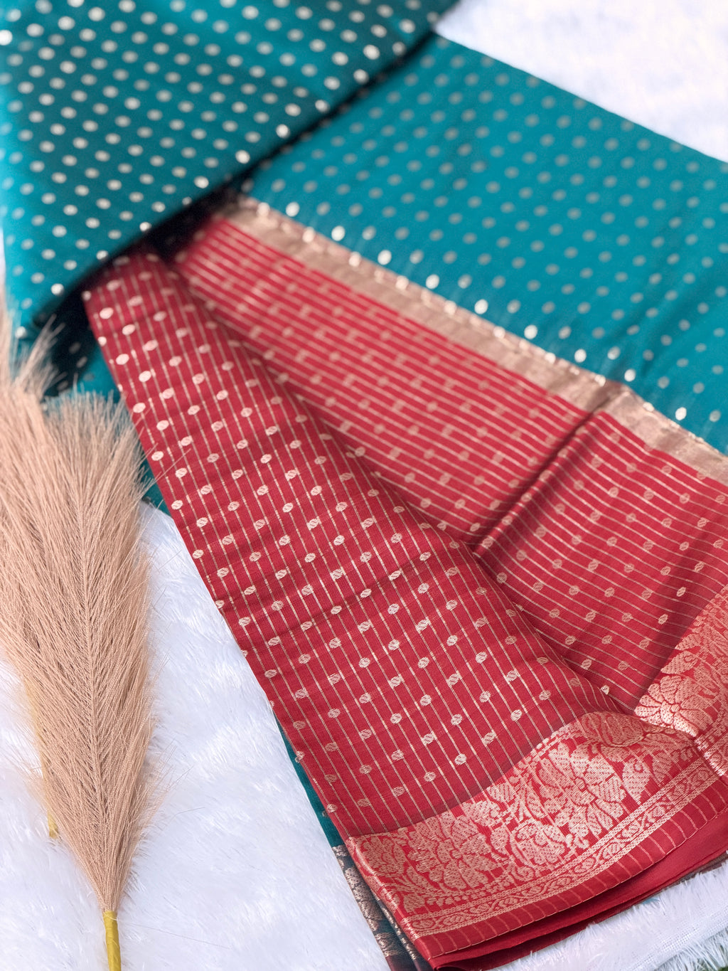 Ethnic semi silk saree