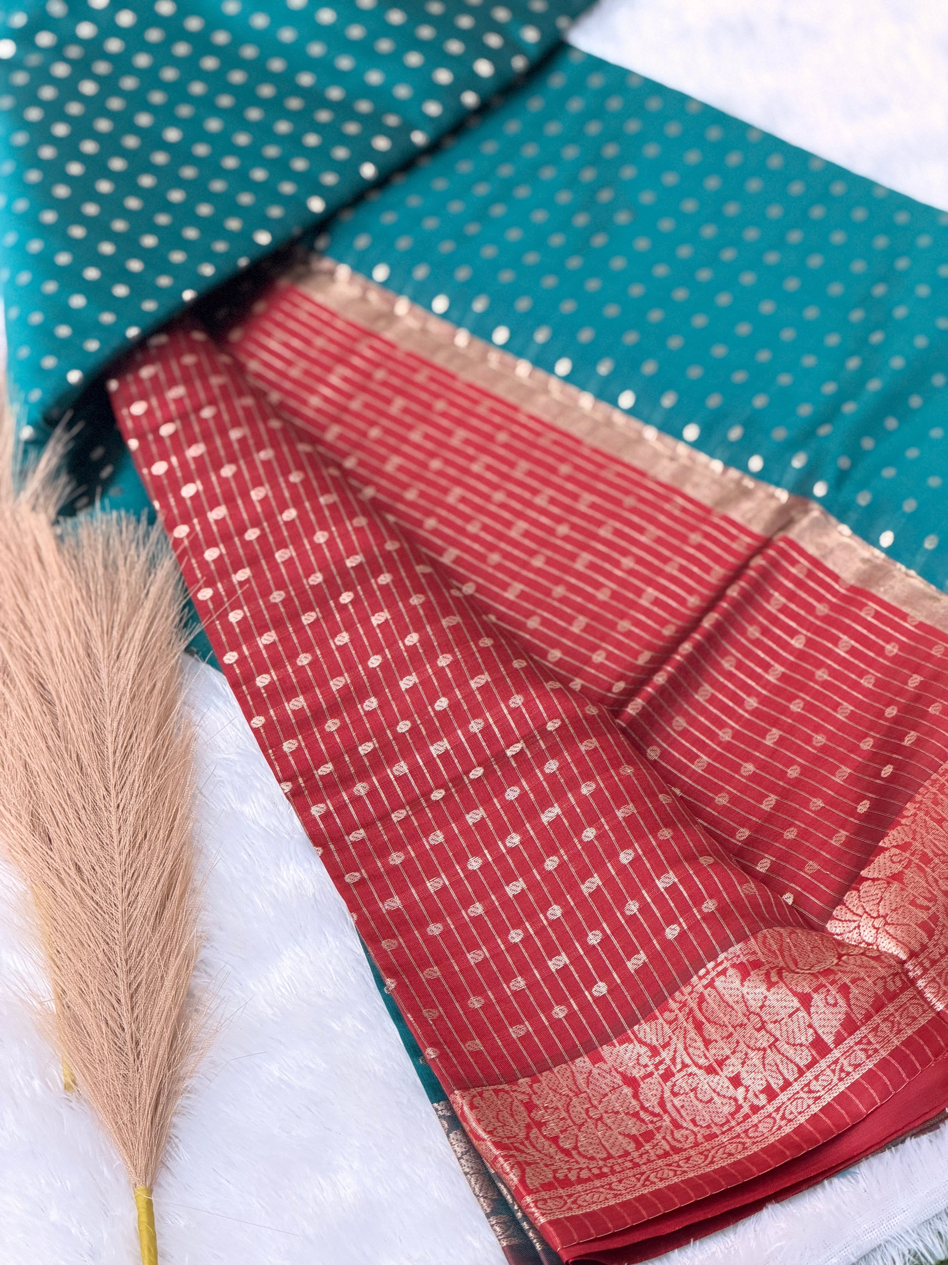 Ethnic semi silk saree