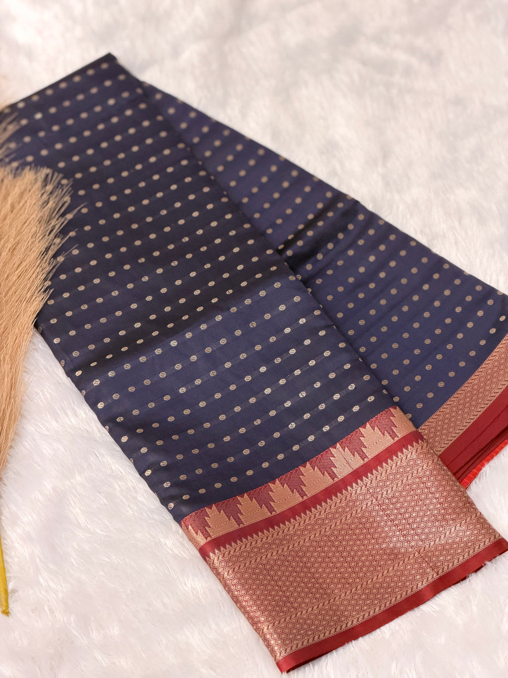 Ethnic semi silk saree