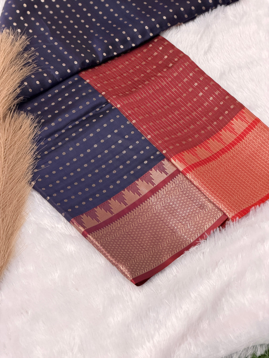 Ethnic semi silk saree