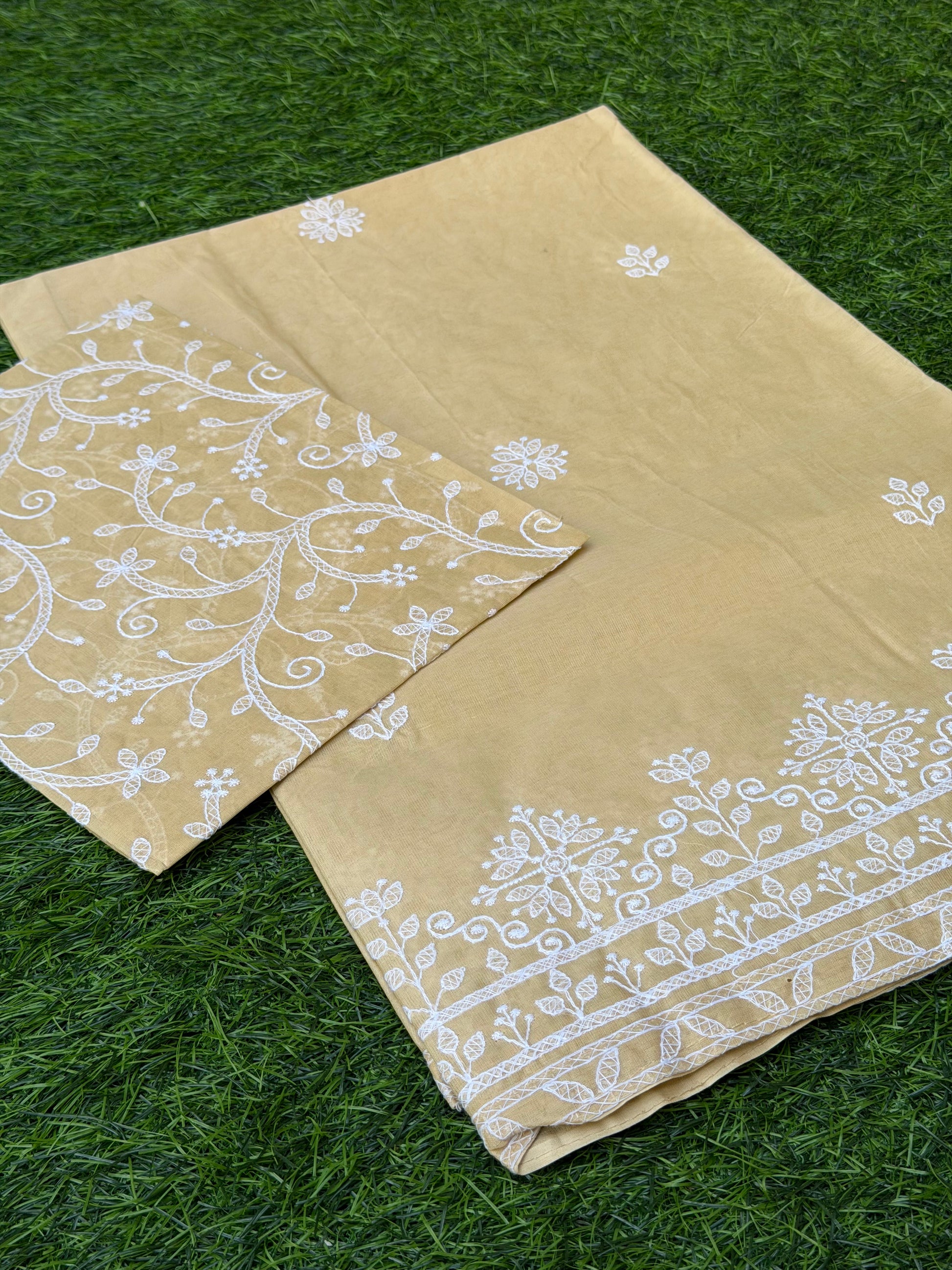 Cotton With Chikankari