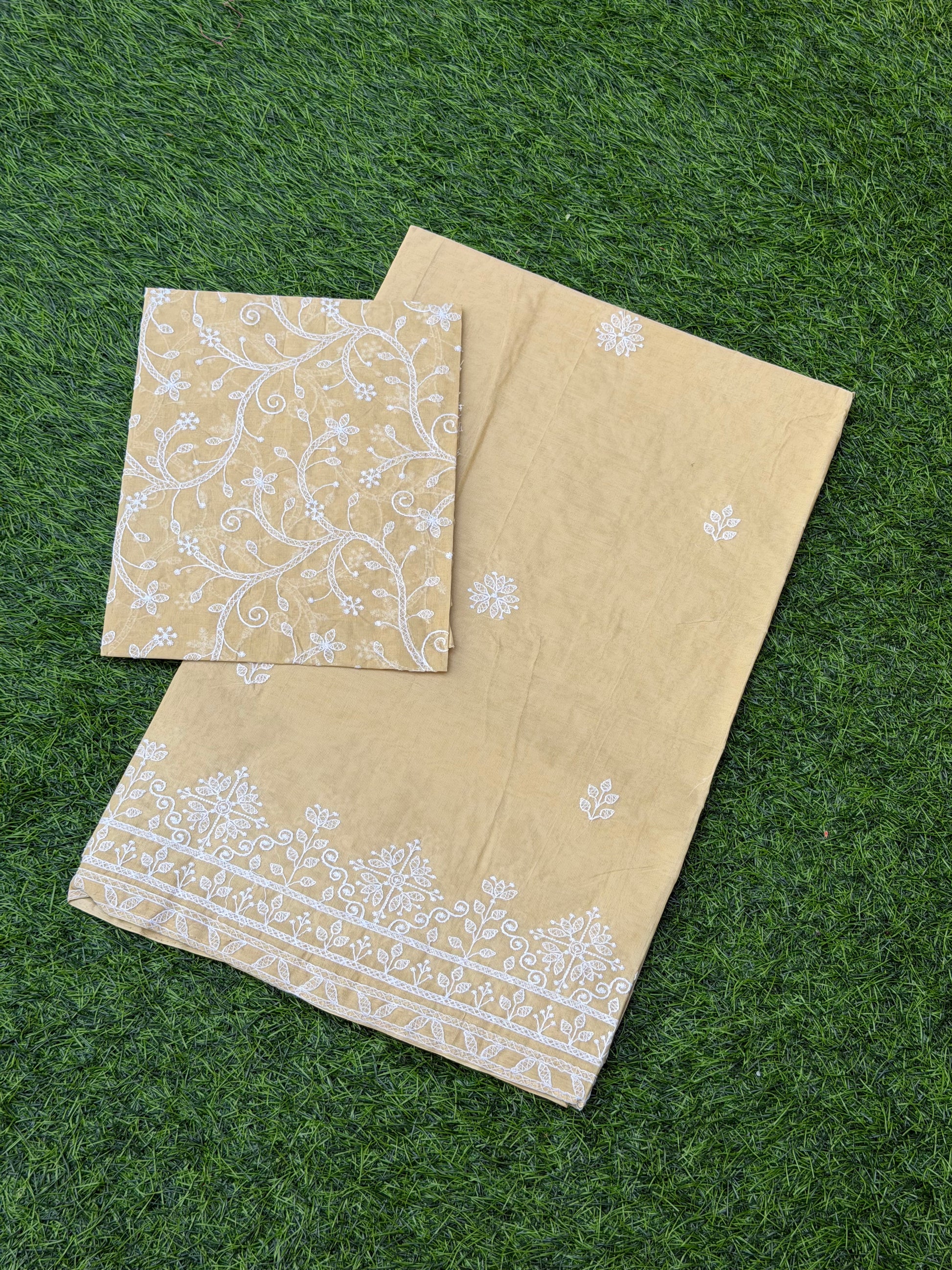 Cotton With Chikankari