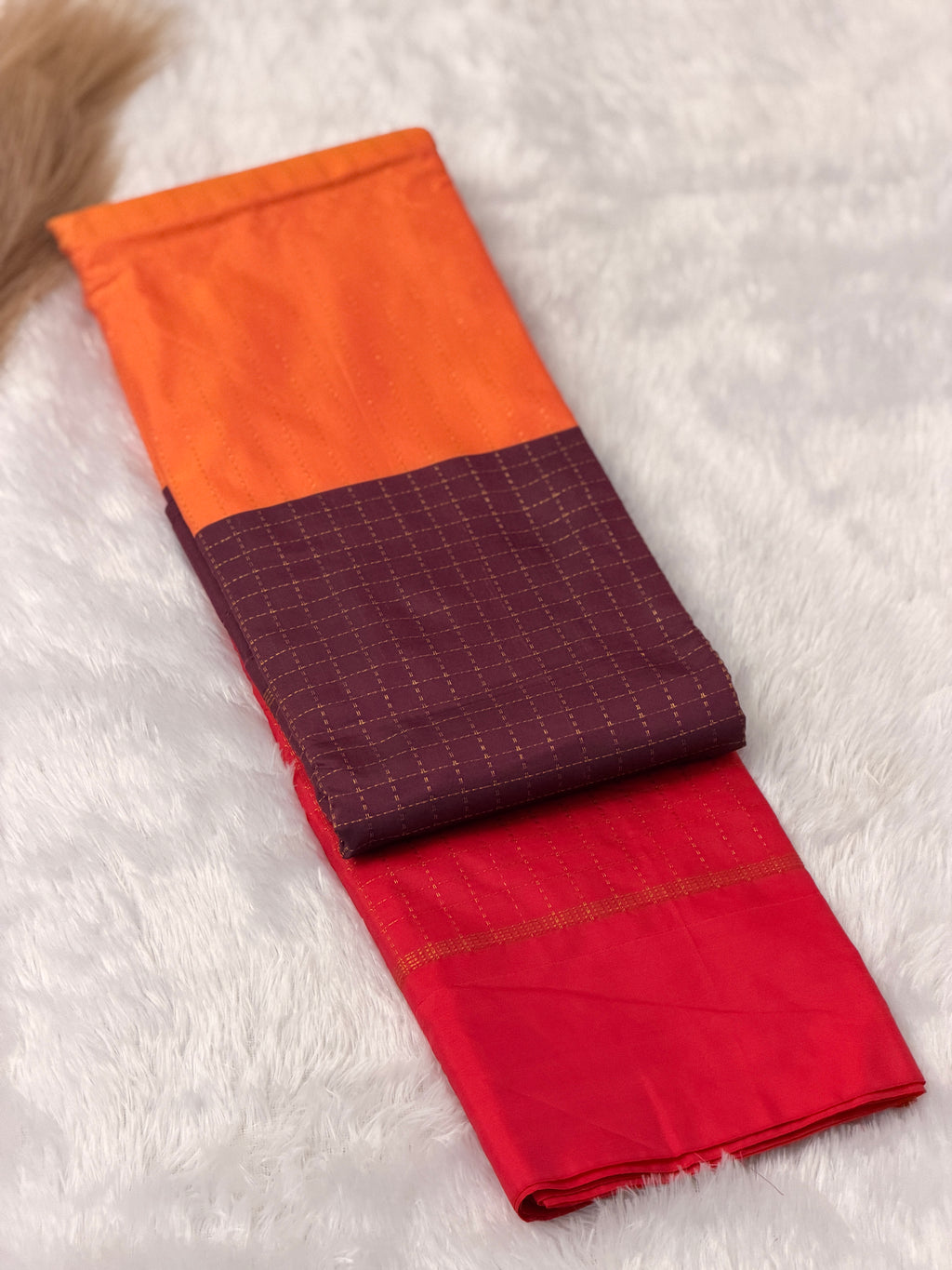 Ethnic semi silk saree