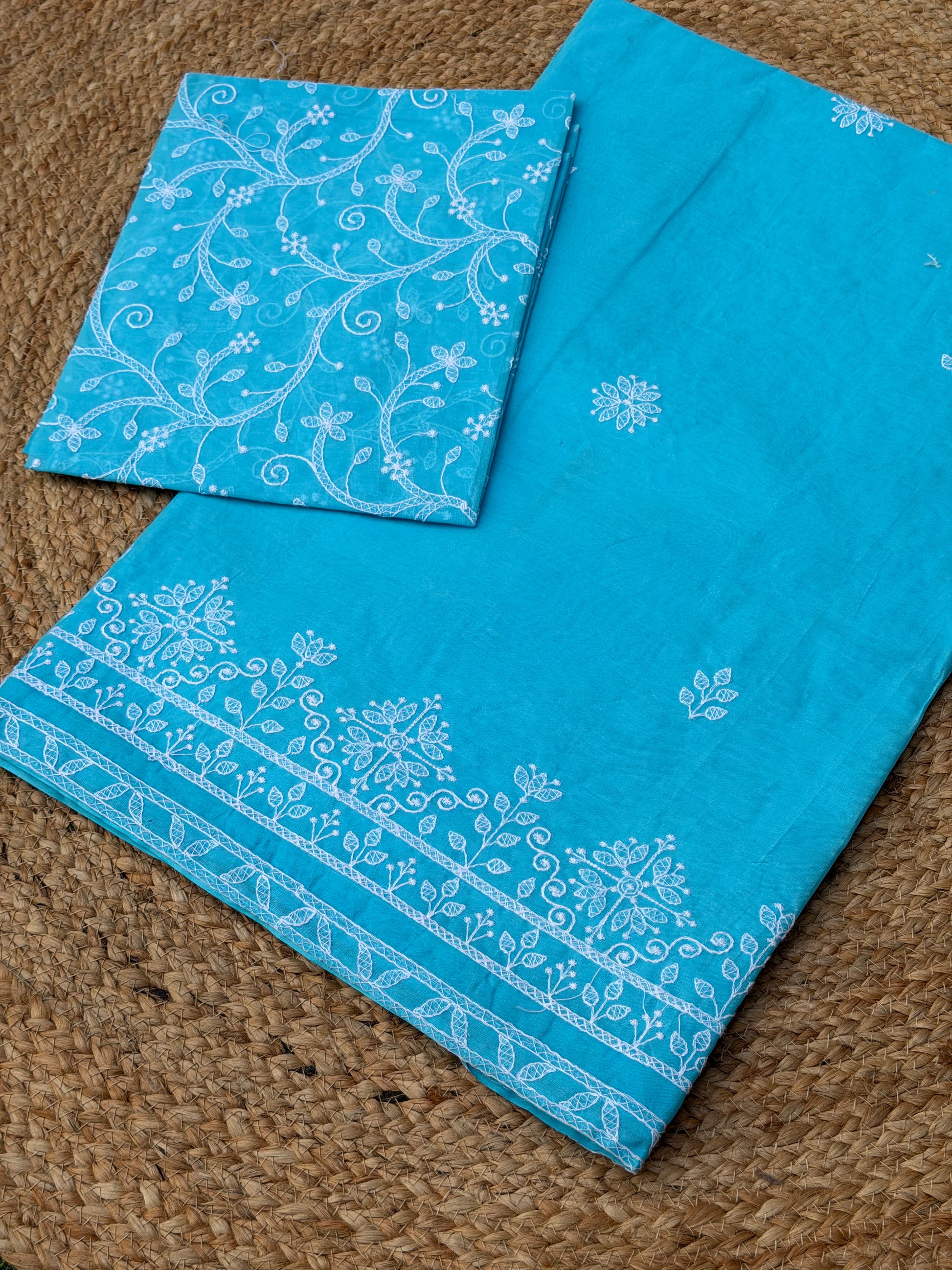 Cotton With Chikankari