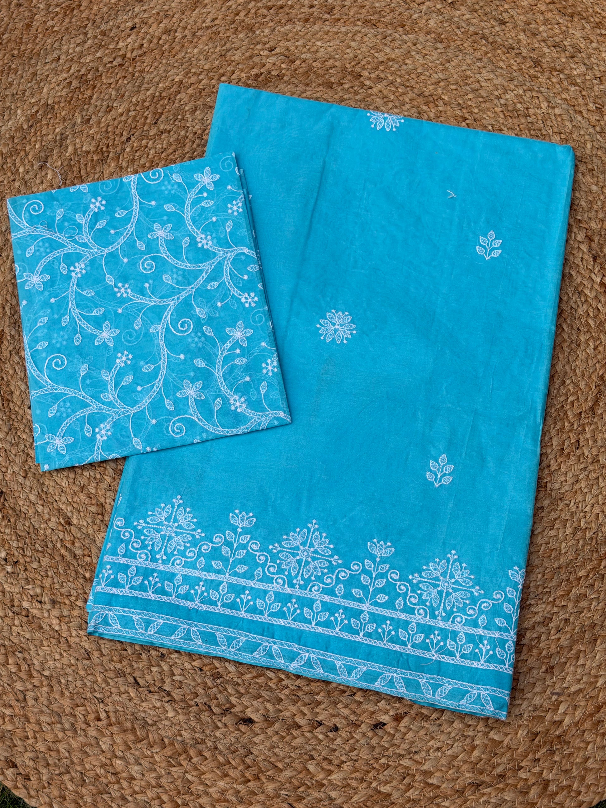 Cotton With Chikankari