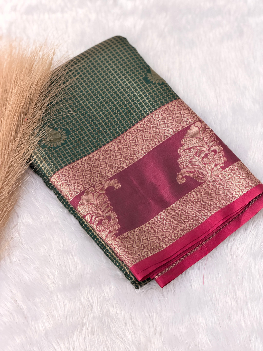 Ethnic semi silk saree