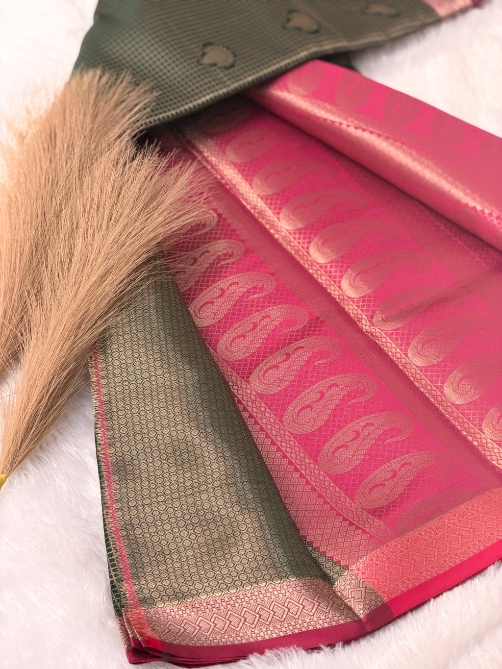 Ethnic semi silk saree