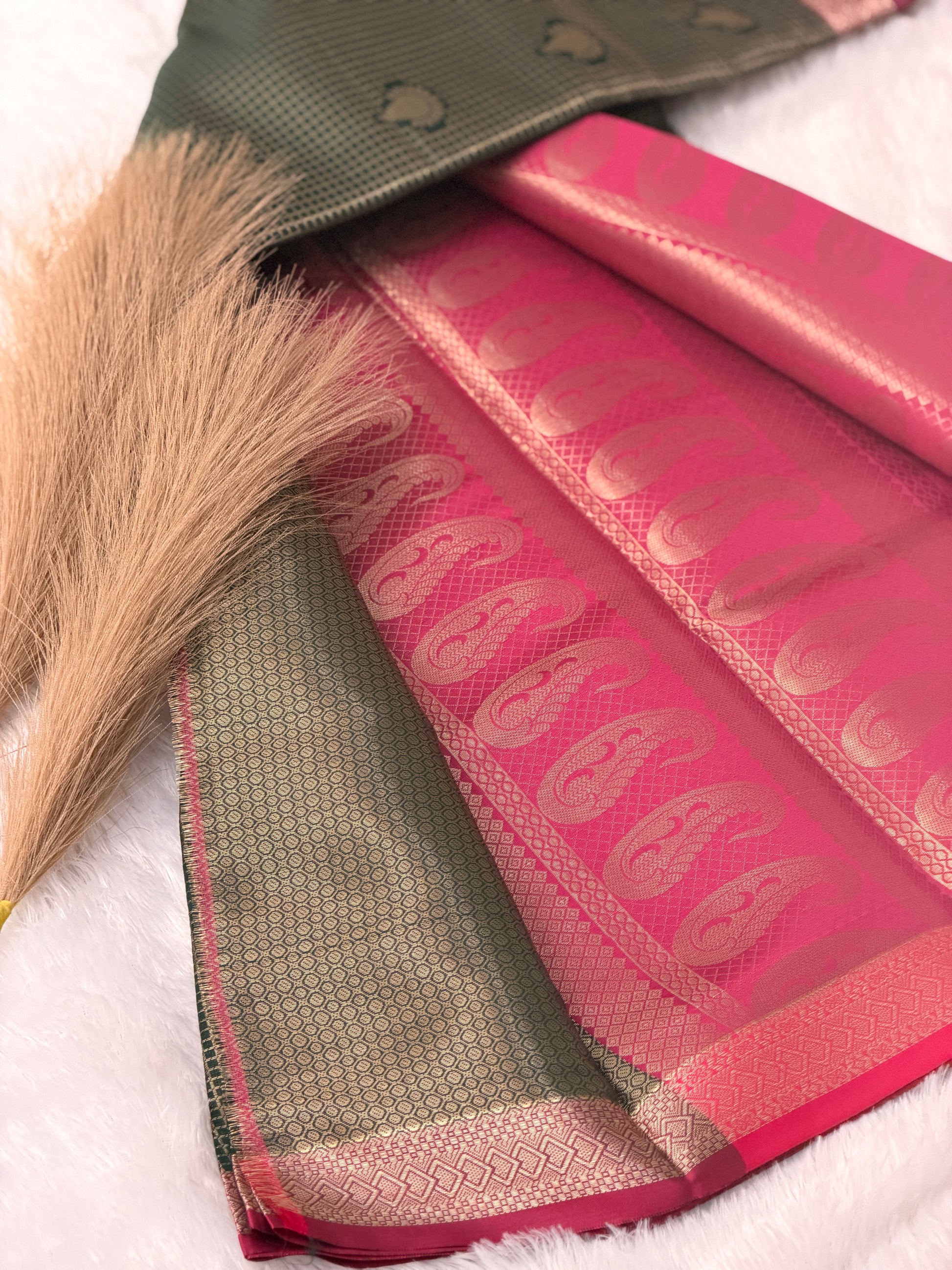 Ethnic semi silk saree