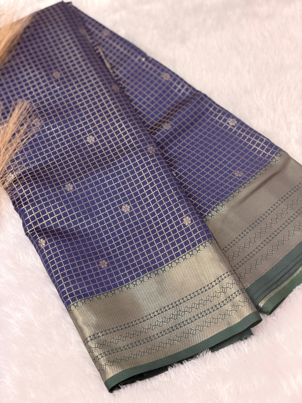 Ethnic semi silk saree