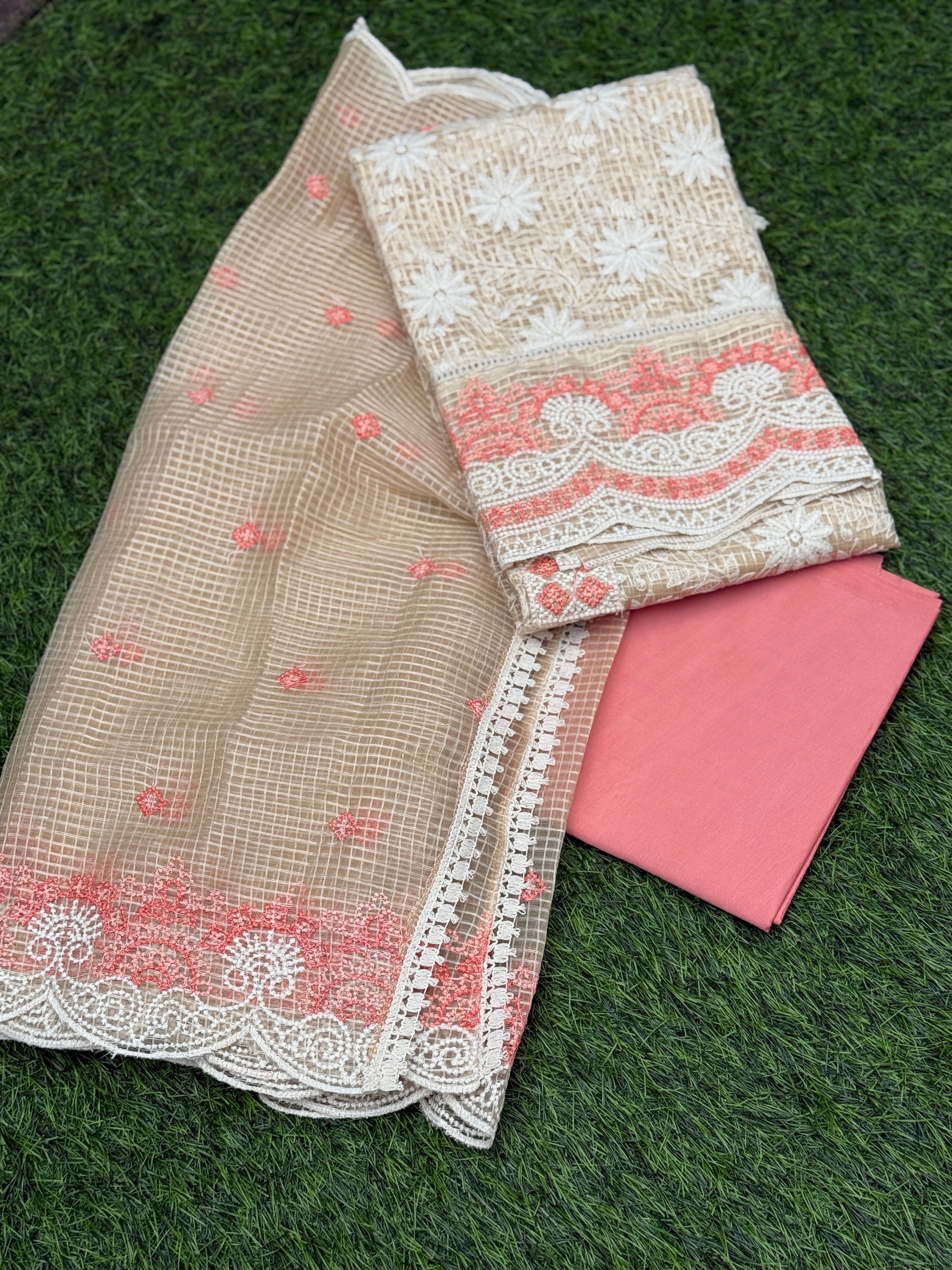 Net Cota Salwar Set