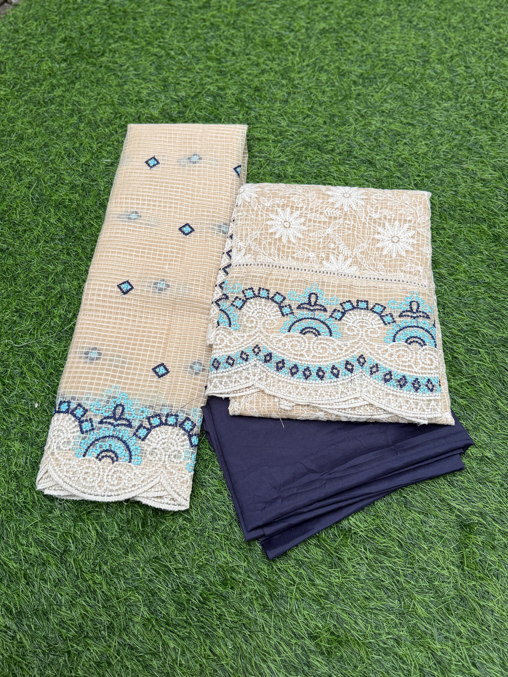 Net Cota Salwar Set