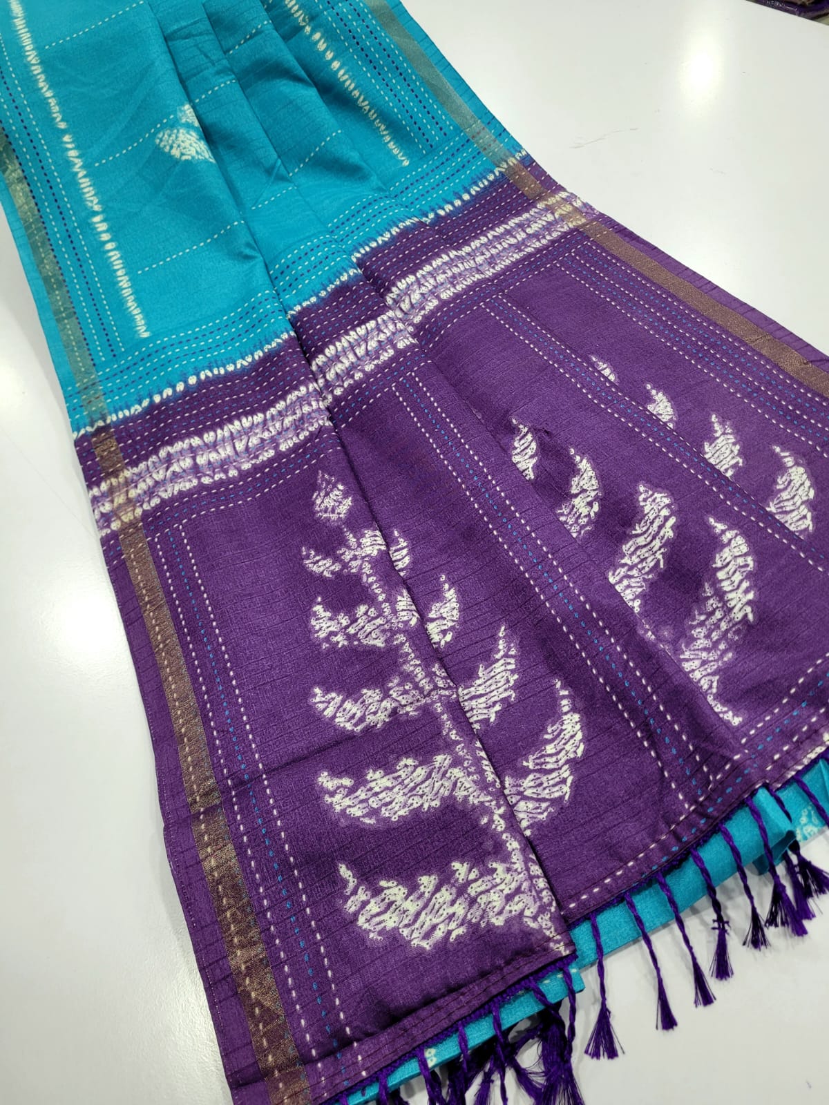 Semi tusser silk